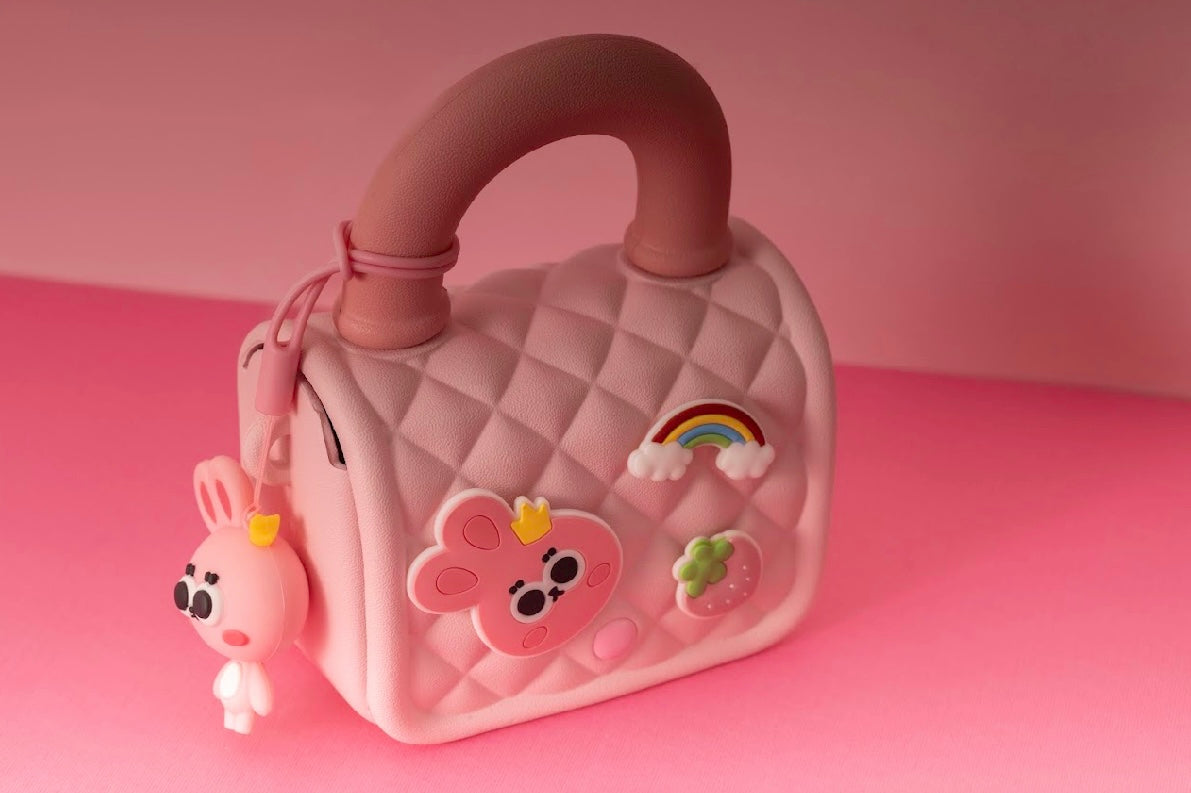 Kids rubber bag (pink)