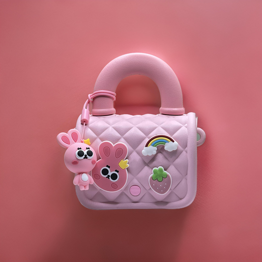 Kids rubber bag (pink)