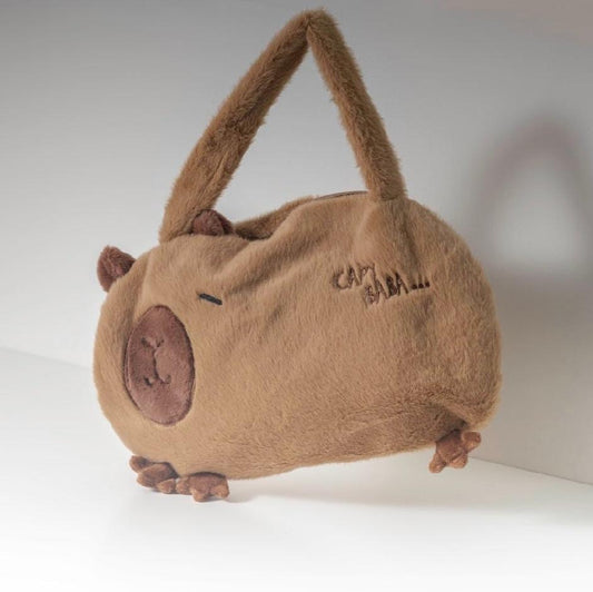 Capybara plush bag (dark)